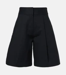White Label Clio cotton-blend Bermuda shorts White Label Clio cotton-blend Bermuda shorts