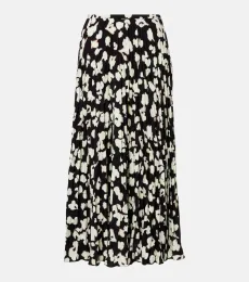 White Label Runa printed twill midi skirt White Label Runa printed twill midi skirt