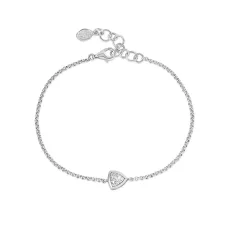 White Topaz Trillion Chain Bracelet White Topaz Trillion Chain Bracelet