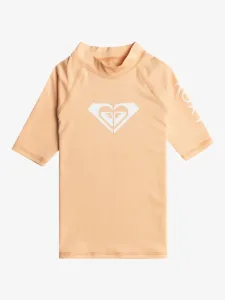 Whole Hearted - Girls 2-7 Orange Short Sleeve Rash Vest