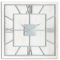 Williston White Square Wall Clock, Mixed, 60 x 5 x 3.64 cm Williston White Square Wall Clock, Mixed, 60 x 5 x 3.64 cm
