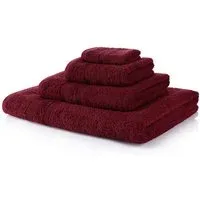 Wine Bath Sheet Egyptian Collection 500 GSM Cotton - 90x150cm Wine Bath Sheet Egyptian Collection 500 GSM Cotton - 90x150cm