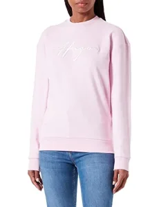 Women Crew Sweatshirt Pastel Pink 682 12 (L) Women Crew Sweatshirt Pastel Pink 682 12 (L)