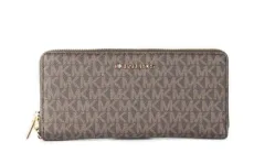 Women Jet Set Travel Large Travel Continental Wristlet Wallet Brown Women Jet Set Travel Large Travel Continental Wristlet Wallet Brown
