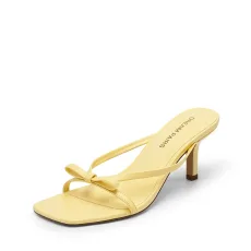 Women s Bow Thong Kitten Heel Sandals with Non Slip Sole Women s Bow Thong Kitten Heel Sandals with Non Slip Sole