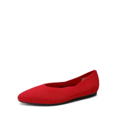 Women s Pointed Toe Knit Slip On Flats Women s Pointed Toe Knit Slip On Flats