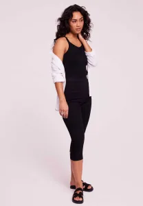 Womens Black Kate Crop Jeggings