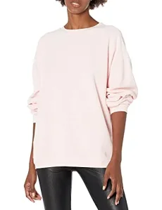 Women's Camden Crew Neck Sweatshirt, Millennial Pink, Small Women's Camden Crew Neck Sweatshirt, Millennial Pink, Small