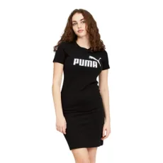 Women's Essentials Slim Fit T-Shirt Dress (Available in Plus Size) Black, L Women's Essentials Slim Fit T-Shirt Dress (Available in Plus Size) Black, L