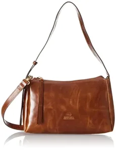 Women's FRB0427 Shoulder Bag Shiny Napp, Cognac, S