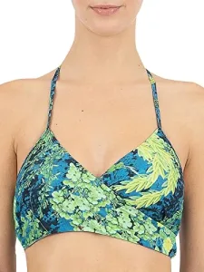 Women's Halter Wrap Swimsuit Top Bikini, Green, Small Women's Halter Wrap Swimsuit Top Bikini, Green, Small