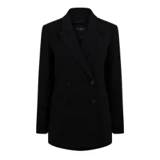 Womens Hildia Blazer Black S