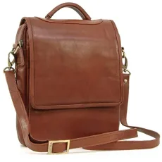 Women's Leather Crossbody Bag - Medium Briefcase/Work Bag - Detachable Adjustable Shoulder Strap - 1603 GRACE - Brown Women's Leather Crossbody Bag - Medium Briefcase/Work Bag - Detachable Adjustable Shoulder Strap - 1603 GRACE - Brown