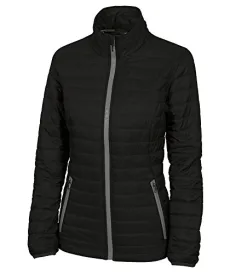 Women's Lithium Quilted Jacket, Black/Grey, X-Large