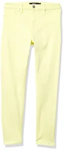 Women's Nico Mid Rise Skinny Fit Crop Jean, Soft Yellow, 34 Women's Nico Mid Rise Skinny Fit Crop Jean, Soft Yellow, 34