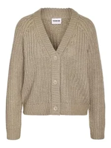 Women's Nmcharlie L/S V-Neck Knit Cardigan Noos, Aluminium, XS Women's Nmcharlie L/S V-Neck Knit Cardigan Noos, Aluminium, XS