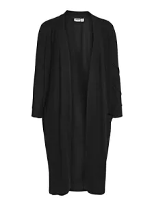 Women's Nmcity L/S Long Cardigan Curve Noos Sweater, black, UK 20 Women's Nmcity L/S Long Cardigan Curve Noos Sweater, black, UK 20