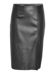 Women's Nmclara Hw Slit Midi Length Skirt Noos, black, M Women's Nmclara Hw Slit Midi Length Skirt Noos, black, M