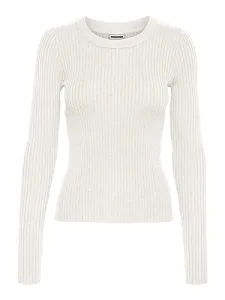 Women's Nmship L/S O-Neck Rib Knit Bg Noos Long Sleeve, Sugar Swizzle, XL Women's Nmship L/S O-Neck Rib Knit Bg Noos Long Sleeve, Sugar Swizzle, XL