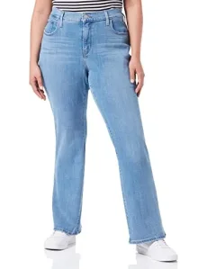 Women's Plus Size 315 Shaping Bootcut Jeans, Lapis Topic, 14 M Women's Plus Size 315 Shaping Bootcut Jeans, Lapis Topic, 14 M