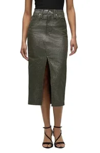 Women's Reconstructed Midi Skirt, Cypress Glitter, Women's Reconstructed Midi Skirt, Cypress Glitter,