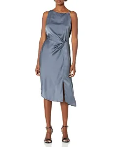Women's Side Ruched Dress, Typhoon, 12