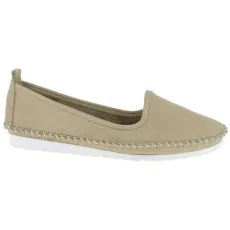Women's Slippers Loafer, Taupe, 6 UK Women's Slippers Loafer, Taupe, 6 UK