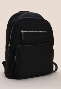 Womens Solid Black Rucksack Womens Solid Black Rucksack