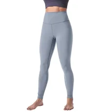 Women's Sports Leggings High Waist Push Up Long Slim Solid Trousers Elasticity Trousers Fitness Leggings Exercise Women's Casual Splice Trousers Sports Leggings Women's Yoga Pants, gray, S