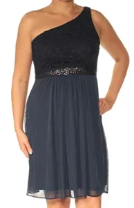 Women's Strapless Ruched Dress (16, Midnight)