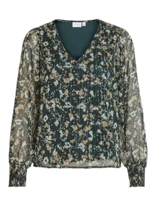 Women's Vifalia Ala Ponderosa L/S Top/Lc Long Sleeve Blouse, Green, 6 Women's Vifalia Ala Ponderosa L/S Top/Lc Long Sleeve Blouse, Green, 6