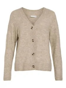 Women's Vima V-Neck L/S Knit Cardigan-Noos Sweater, Natural Melange, XXL Women's Vima V-Neck L/S Knit Cardigan-Noos Sweater, Natural Melange, XXL
