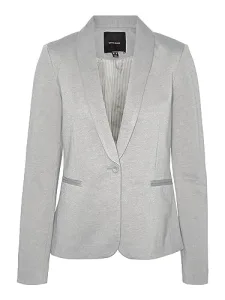Women's Vmharukimo LS Classic Jersey Blazer Noos, Light Grey Mix, 6 Women's Vmharukimo LS Classic Jersey Blazer Noos, Light Grey Mix, 6