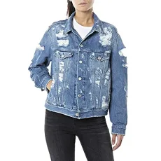 Women's W311 Denim Jacket, 009 Medium Blue, M Women's W311 Denim Jacket, 009 Medium Blue, M