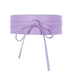 Women's Waist Belt Wide Obi Belt Classic Wrap Belt, lilac, One Size Women's Waist Belt Wide Obi Belt Classic Wrap Belt, lilac, One Size
