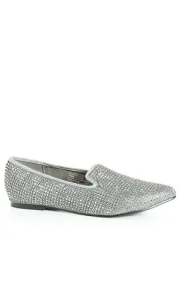 Women's Wide Fit Flat Shoe Maya Fashion Boot, Pewter, 7 UK Women's Wide Fit Flat Shoe Maya Fashion Boot, Pewter, 7 UK