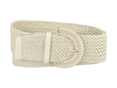 Womens Wide Woven Waist Belts Braided Belts for Dress Chunky Buckle White 60-90cm/23.62-35.43" Womens Wide Woven Waist Belts Braided Belts for Dress Chunky Buckle White 60-90cm/23.62-35.43"