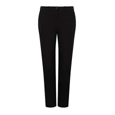 Womens/Ladies Stretch Chinos (10 UK) (Black)