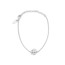 Wonderful Round Cut 9 mm Silver Bracelet Wonderful Round Cut 9 mm Silver Bracelet