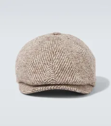Wool and alpaca wool-blend newsboy cap Wool and alpaca wool-blend newsboy cap