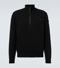Wool and cashmere half-zip sweater Wool and cashmere half-zip sweater