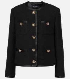 Wool and silk-blend tweed jacket Wool and silk-blend tweed jacket
