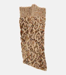 Wool-blend fingerless gloves Wool-blend fingerless gloves