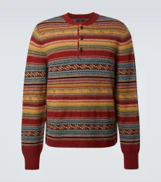 Wool-blend jacquard sweater