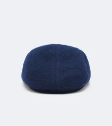 Wool-blend newsboy cap