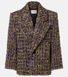 Wool-blend tweed jacket Wool-blend tweed jacket