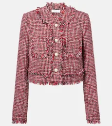 Wool-blend tweed jacket Wool-blend tweed jacket