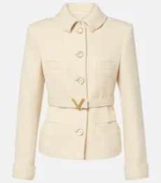 Wool-blend tweed jacket Wool-blend tweed jacket