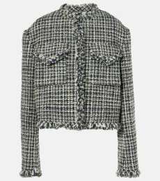 Wool-blend tweed jacket Wool-blend tweed jacket