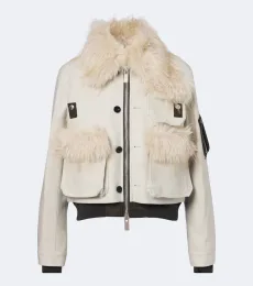 Wool blouson jacket Wool blouson jacket